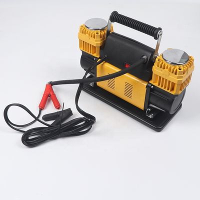 Inflatore pneumatico a pompa d'aria per scooter DC 12V con design a doppio cilindro