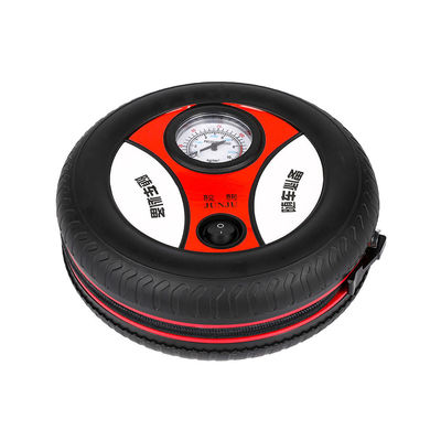 Inflatore di pneumatici per auto portatile a forma di pneumatico rotondo con pressione d'aria di 250 psi e interruttore di accensione / spegnimento