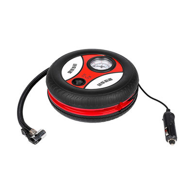 Inflatore di pneumatici per auto portatile a forma di pneumatico rotondo con pressione d'aria di 250 psi e interruttore di accensione / spegnimento