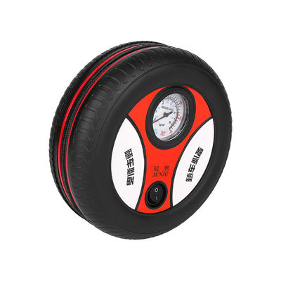 Inflatore di pneumatici per auto portatile a forma di pneumatico rotondo con pressione d'aria di 250 psi e interruttore di accensione / spegnimento