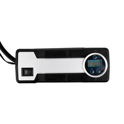 Inflatore portatile per pneumatici a pompa d'aria per auto da 12 V con tubo d'aria da 55 cm e 2 adattatori di ugello