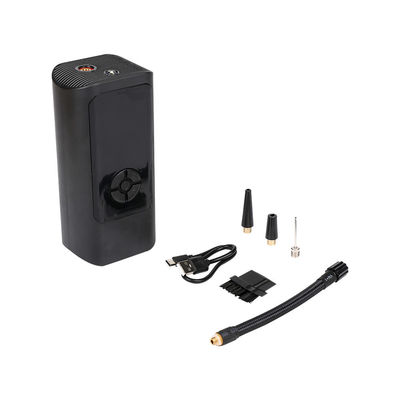 12V Compressore d'aria wireless ricaricato Digital Portable Tire Inflator con finitura nera